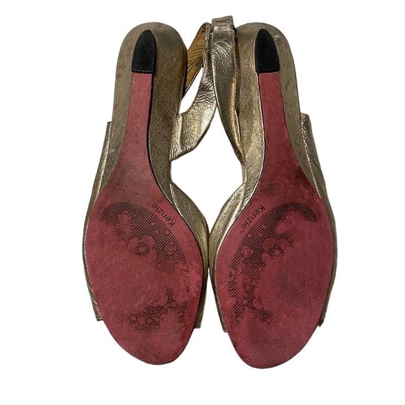 Kenzie Silver Flats- size 9 - Picture 4 of 4